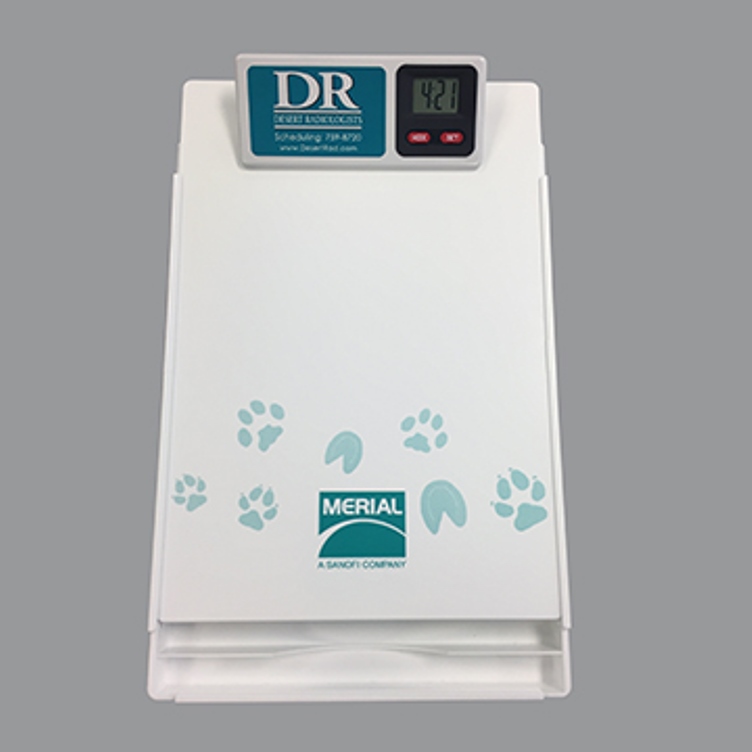 Letter Size Clipboard w/ Storage Box & Clock Clip 6