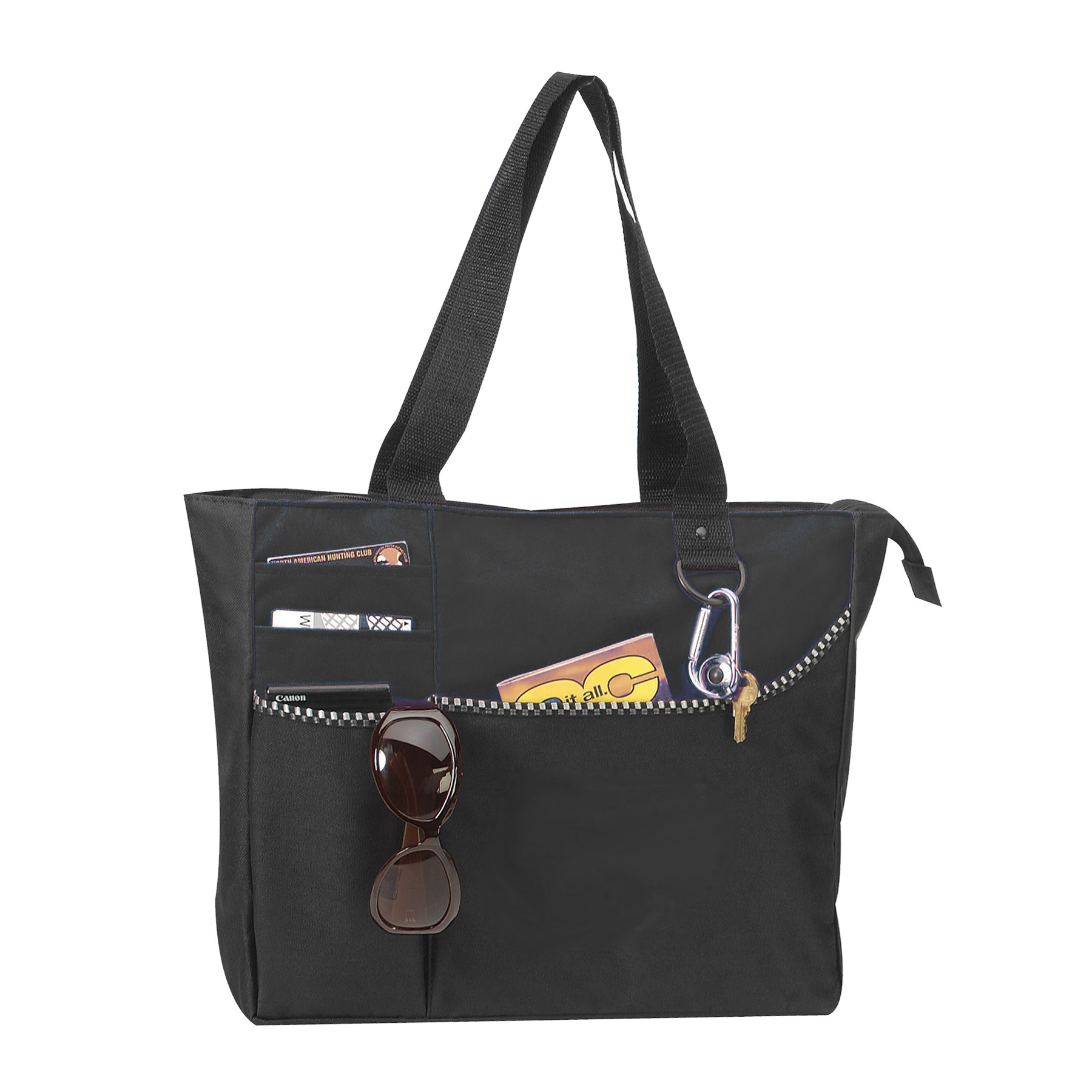 600D polyester Tote Bag with Zipper 6