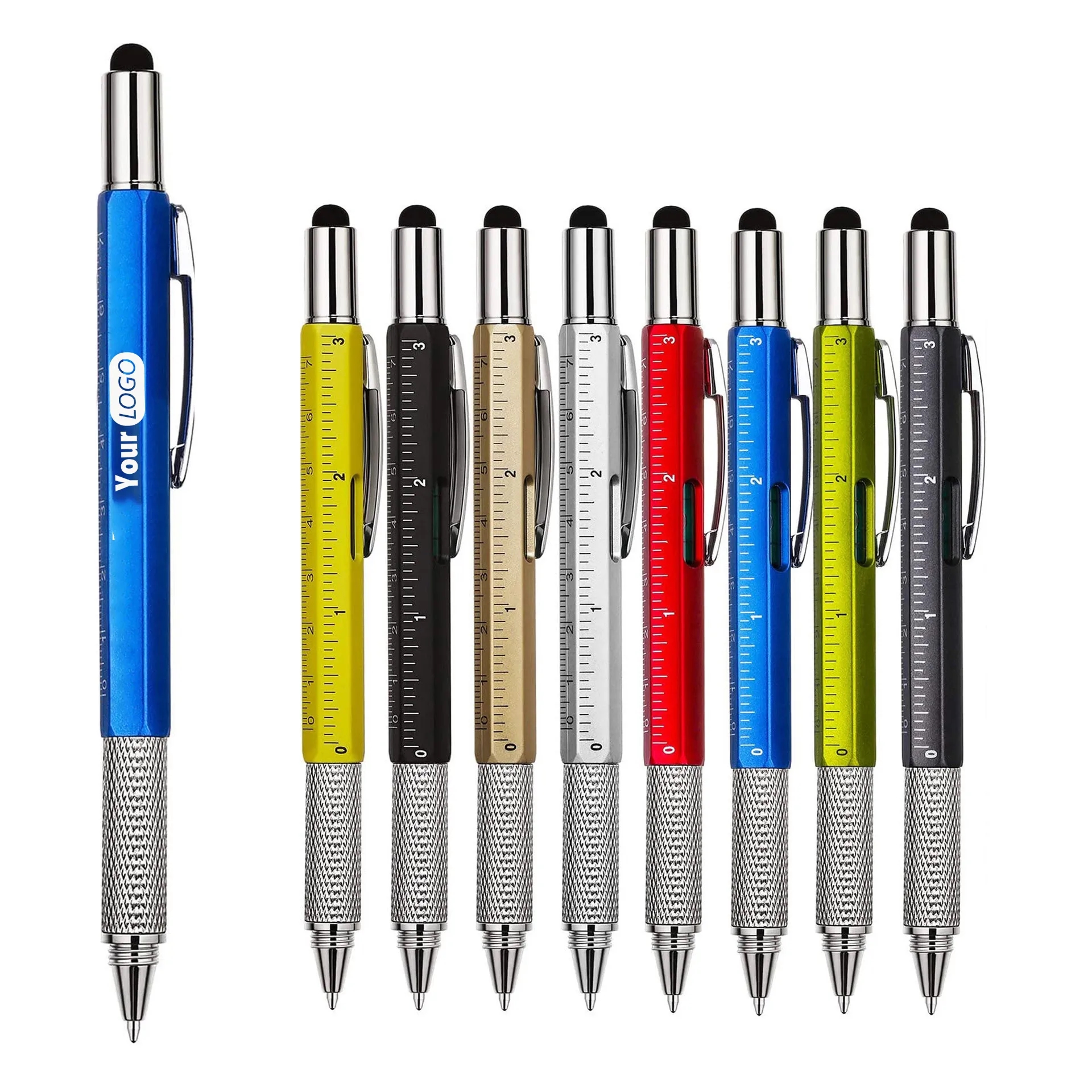 6-in-1 Multifunction Tool Ballpoint Pen 7