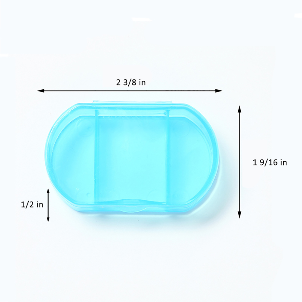 2 Compartment Daily Pill Box 6