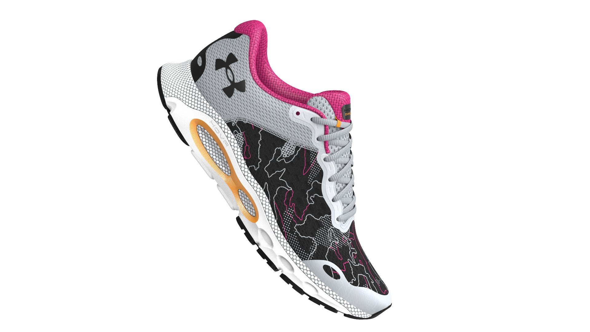 Unisex UA HOVR Infinite 3 Camo Running Shoes  3