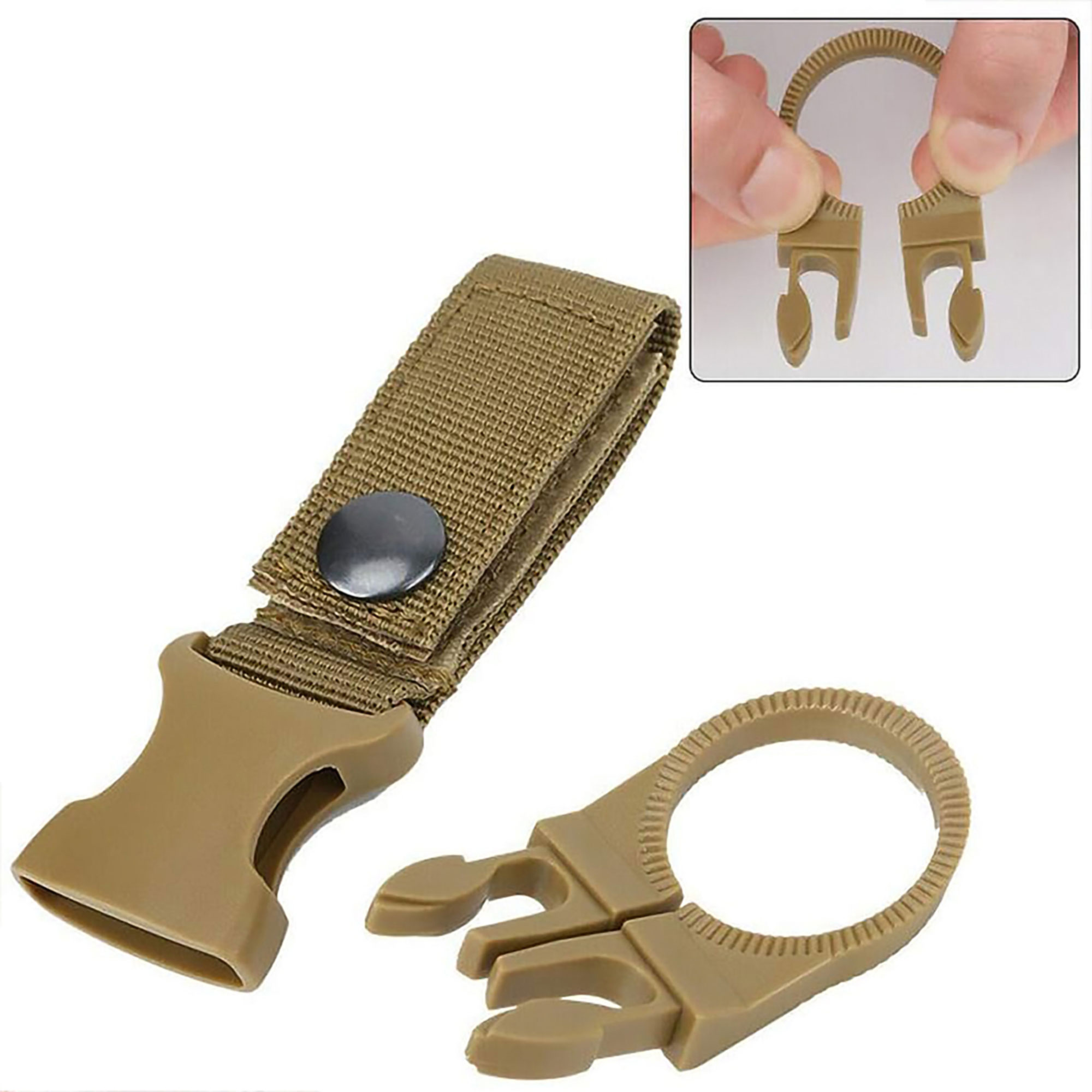 Nylon Carabiner Bottle Holder Clip 2
