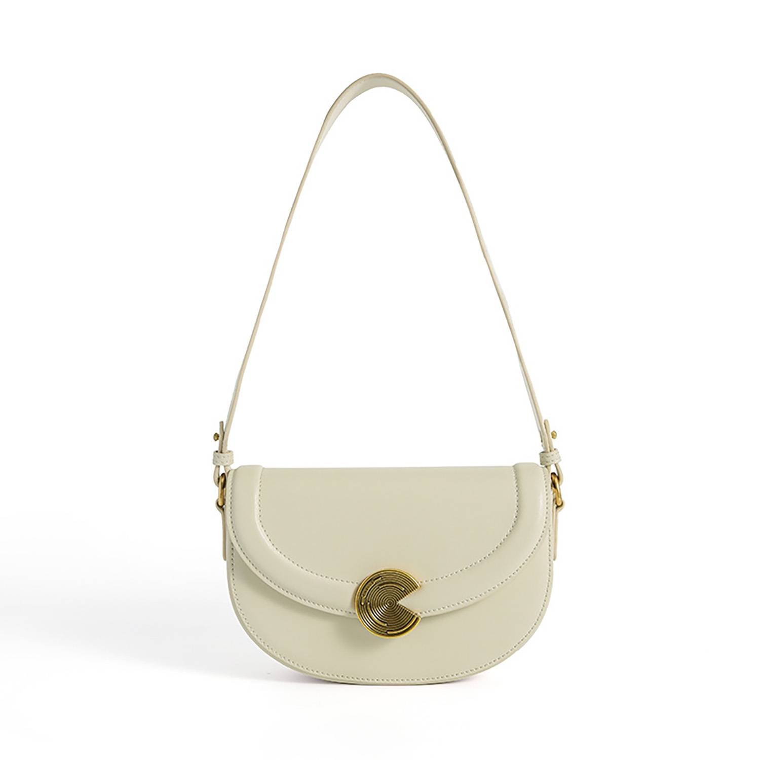 Genuine Leather Saddle Tote Bag 2
