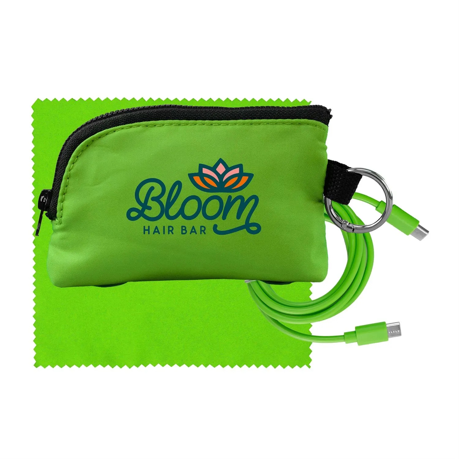 Zip Around C to C Cable & Cloth Set 6