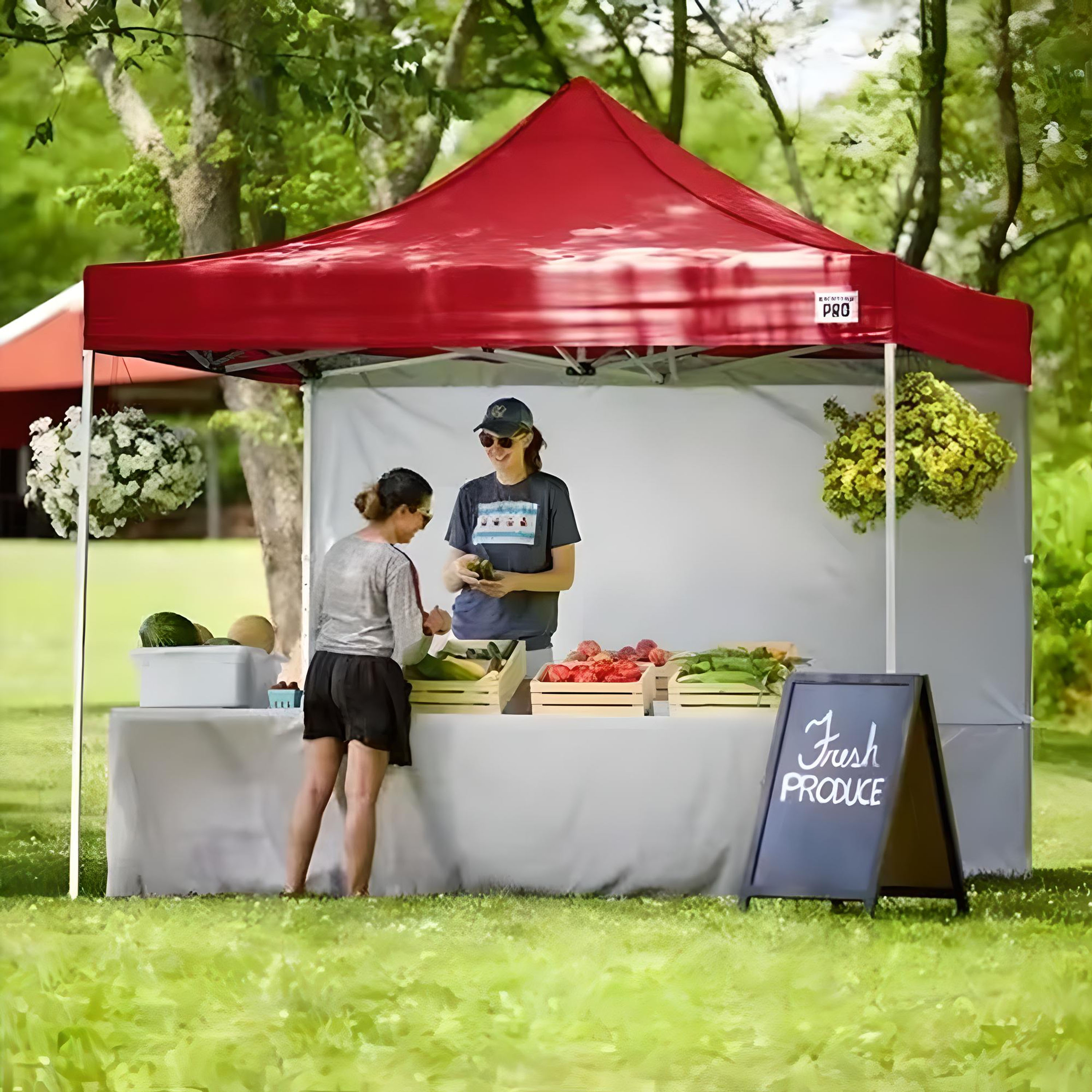 10' x 10' Canopy Tent - Vibrant Custom Design 9