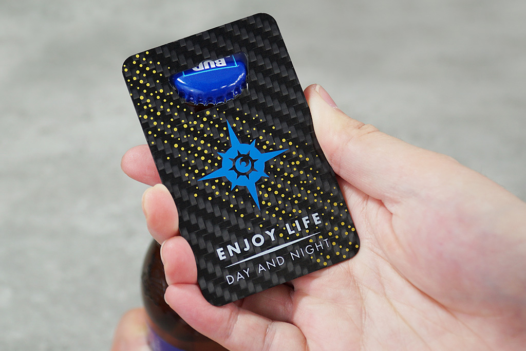 Carbon Fiber Bottle Opener Business Cards 5