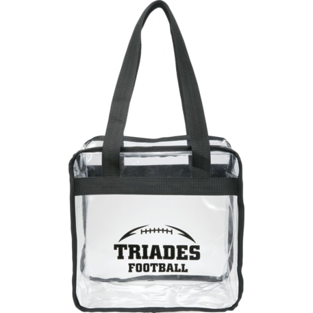 Game Day Clear Zippered Safety Tote 43