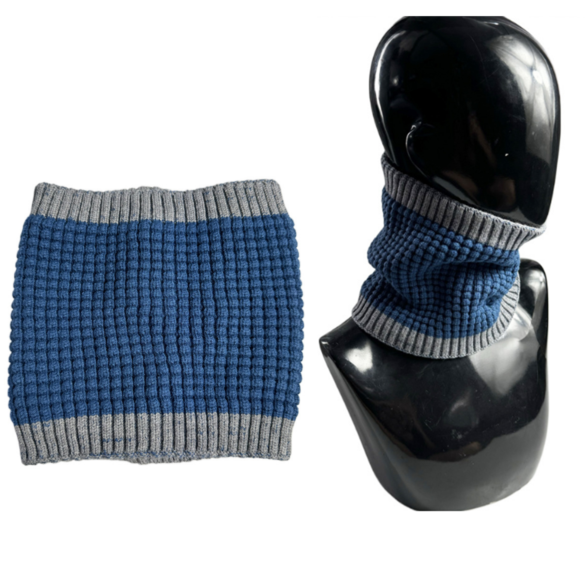 MOQ 50 PCS Flexible Winter Knitted Warm Neck Gaiter 5