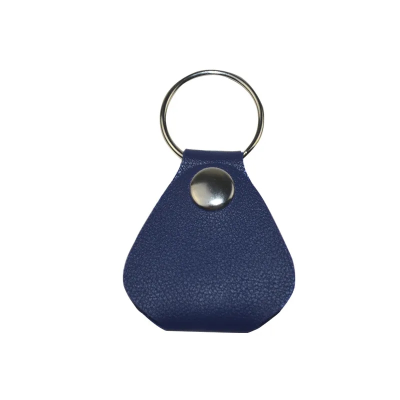 Triangle Leather Case Keychain for Guitar Pick 4