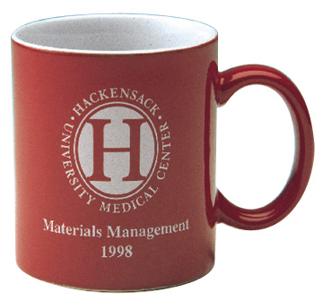 11 oz. Red Stoneware Mug 1