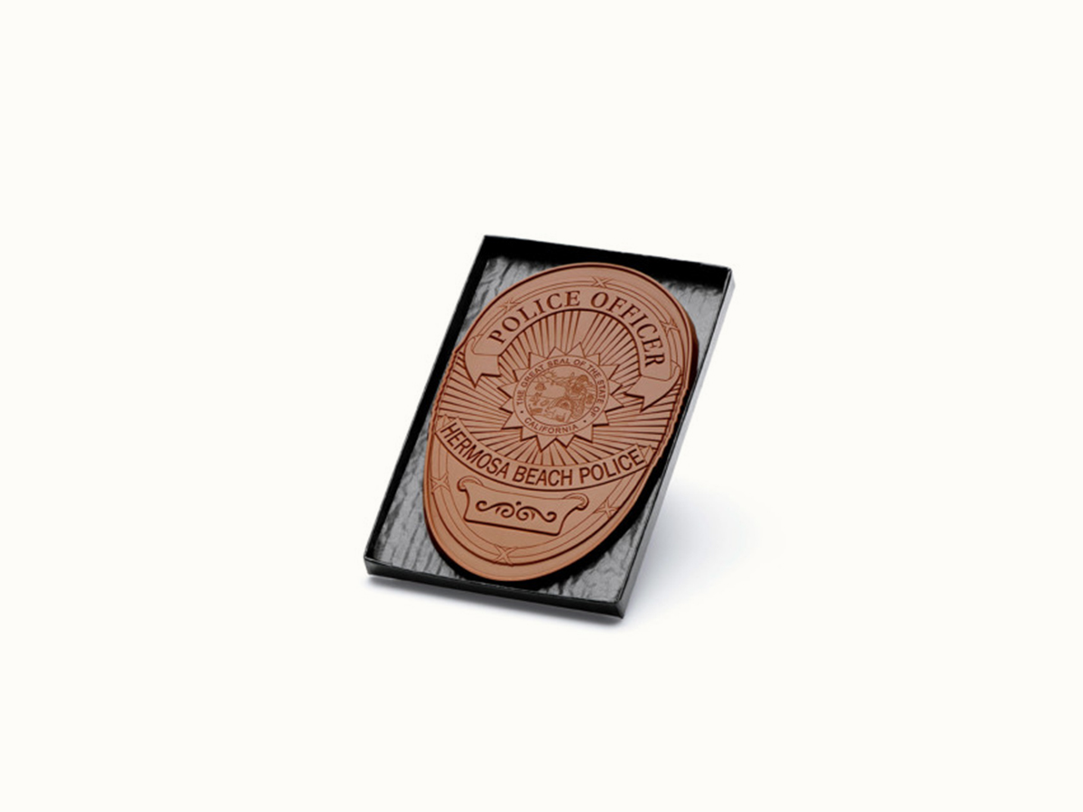 4"x 6" Custom Decorated Chocolate Shape with Classic Custom Packaging 2