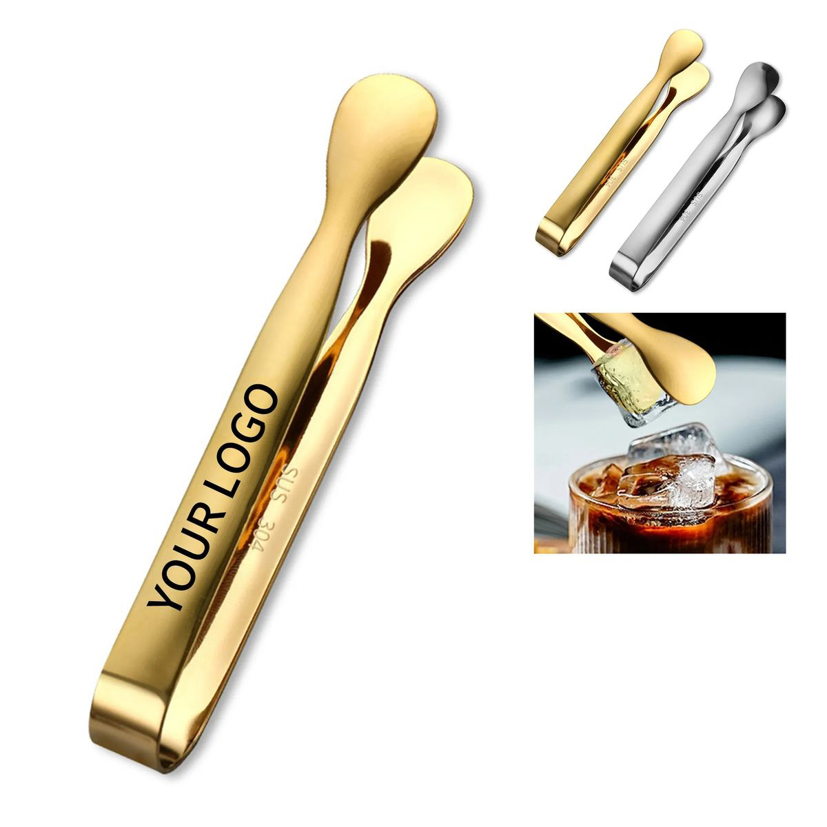 4.3 Inch Stainless Steel Serving Tongs 3