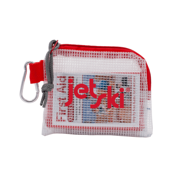 Outdoor Safety & First Aid Kit in a Zippered Clear Nylon Bag 2