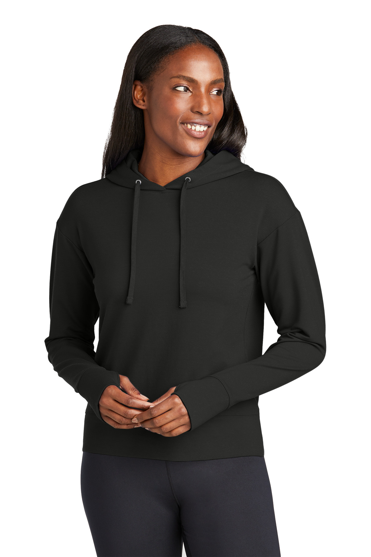 Sport-Tek Women's Sport-Wick Flex Fleece Pullover Hoodie LST562 1