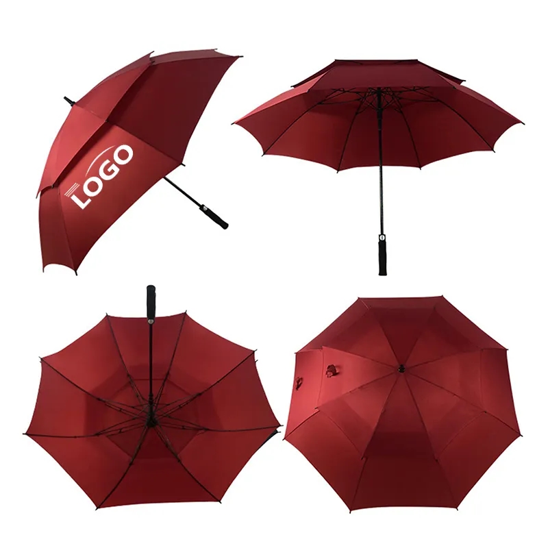 Double Canopy Automatic Open Golf Umbrella 3