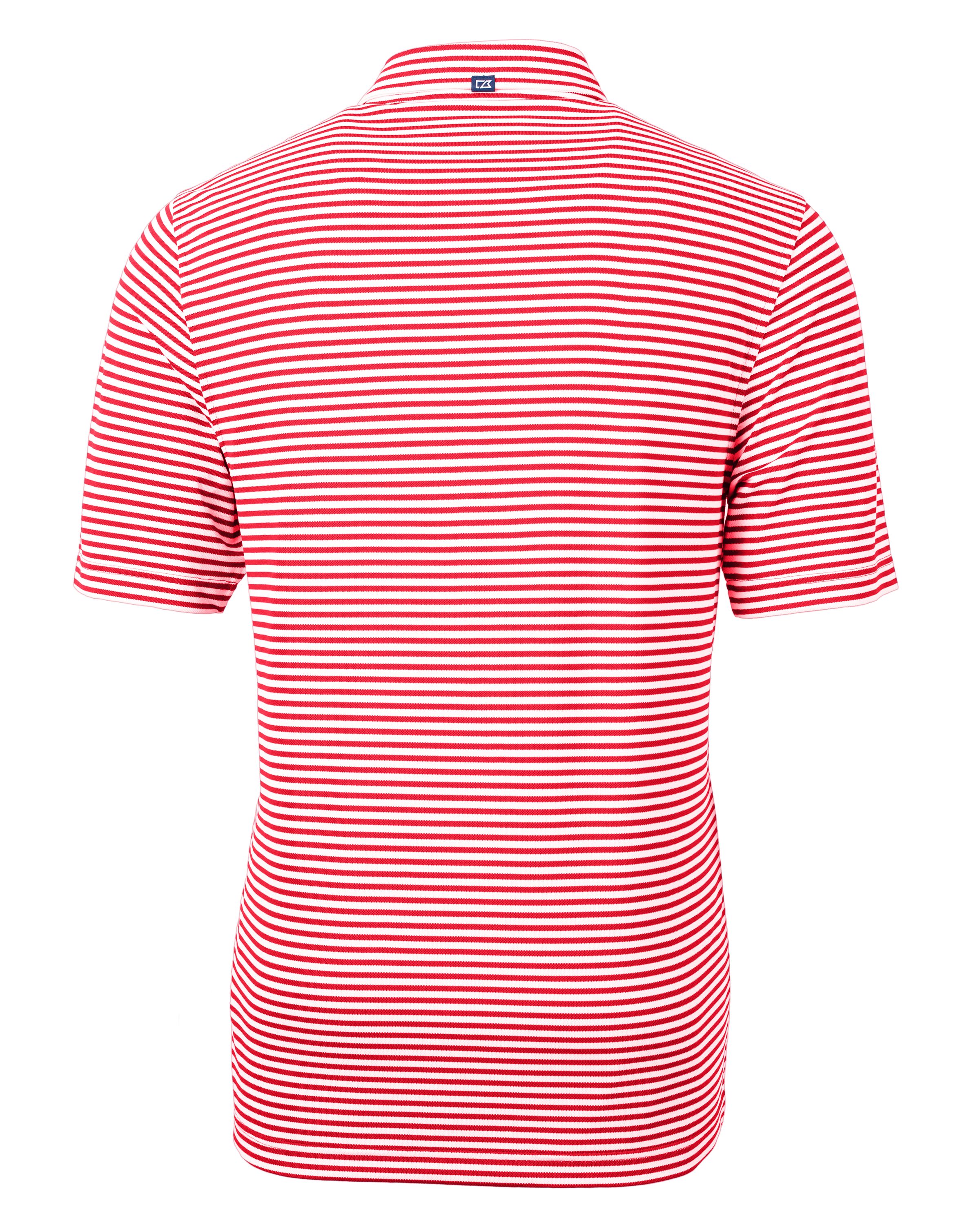 Cutter & Buck Virtue Recycled Stripe Featherlight Pique Mens Big & Tall Polo Big & Tall 7