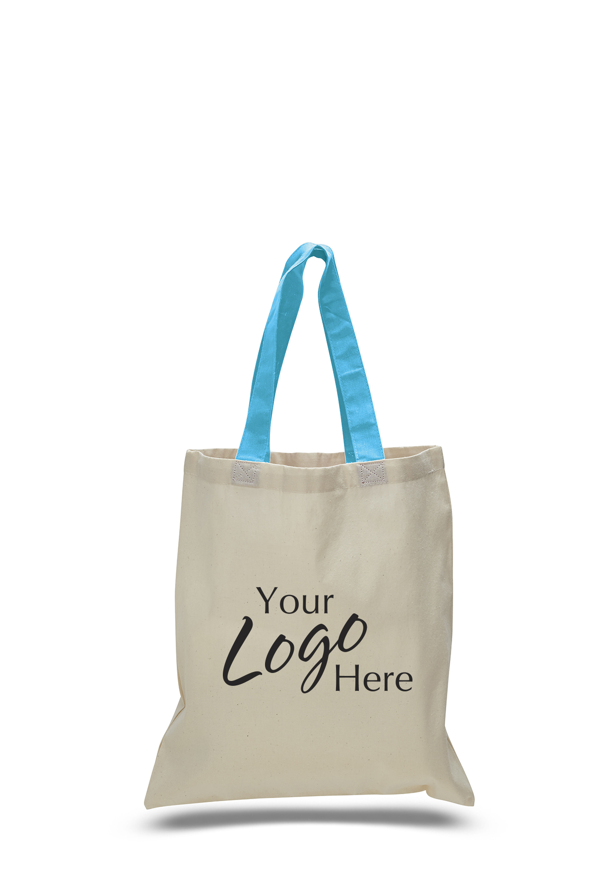 Economical Tote 15" W x 16" H Natural Bag, custom tote bag with logo imprint 35