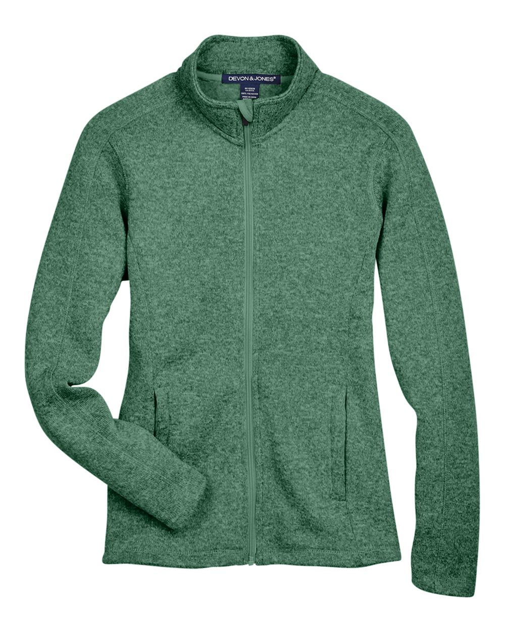 Women's Bristol Full-Zip Sweater Fleece Jacket - DG793W 7