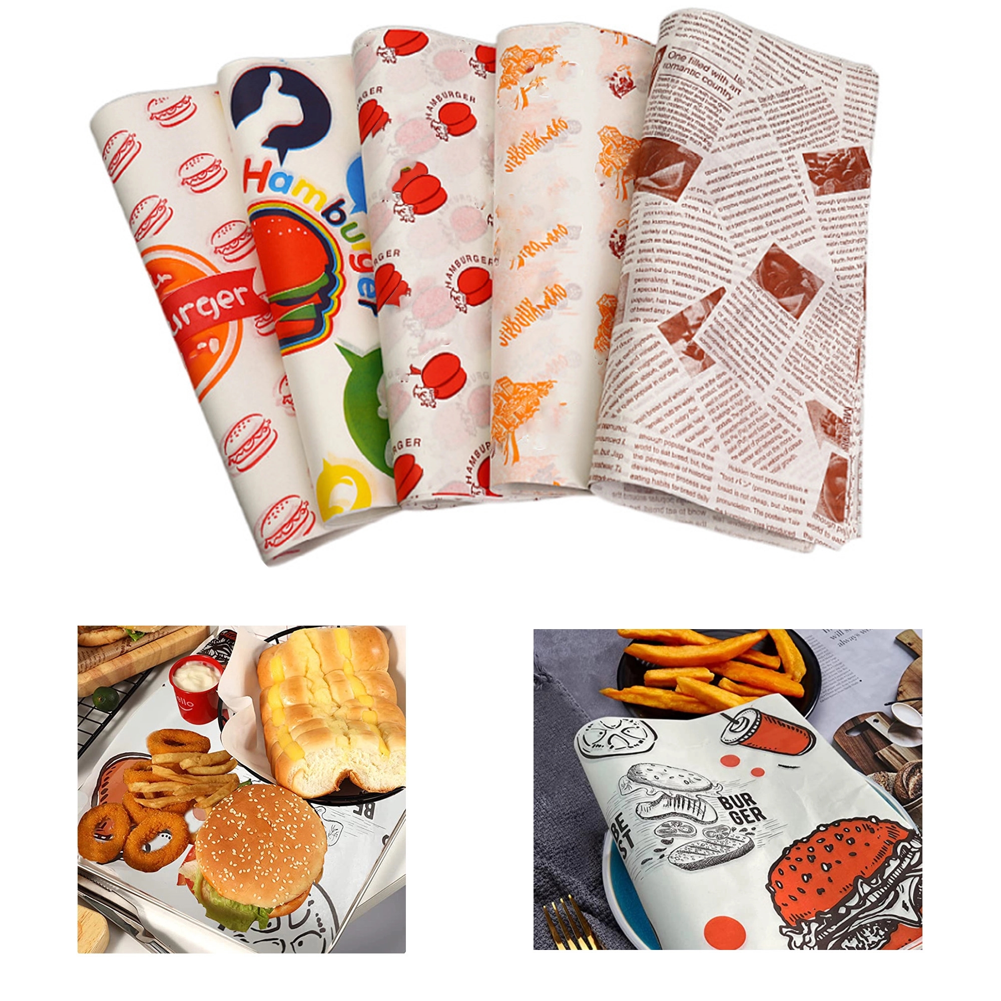 Grease Proof Food Wrapping Paper 2