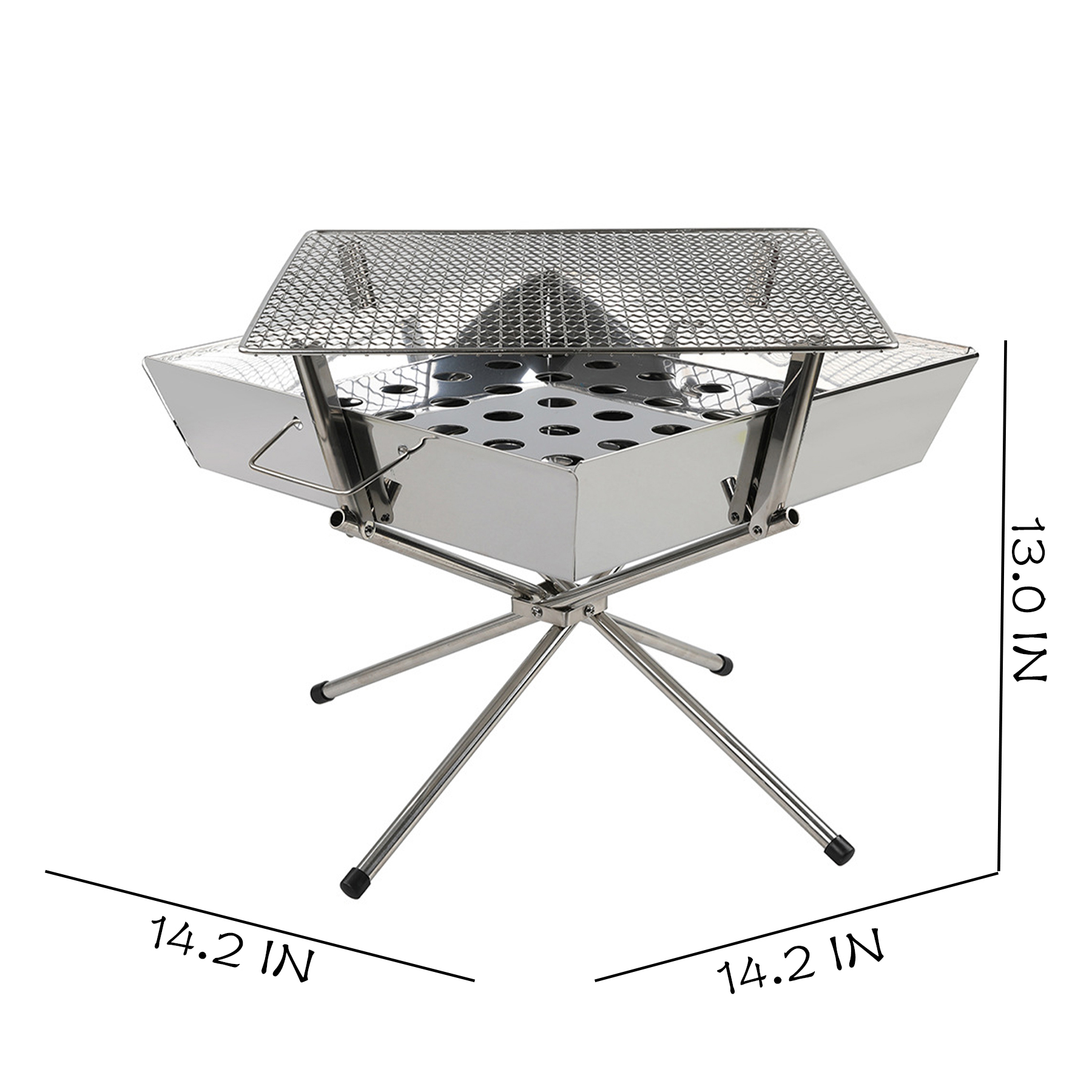 Stainless Steel Camping Stainless Steel Barbecue Grill 5