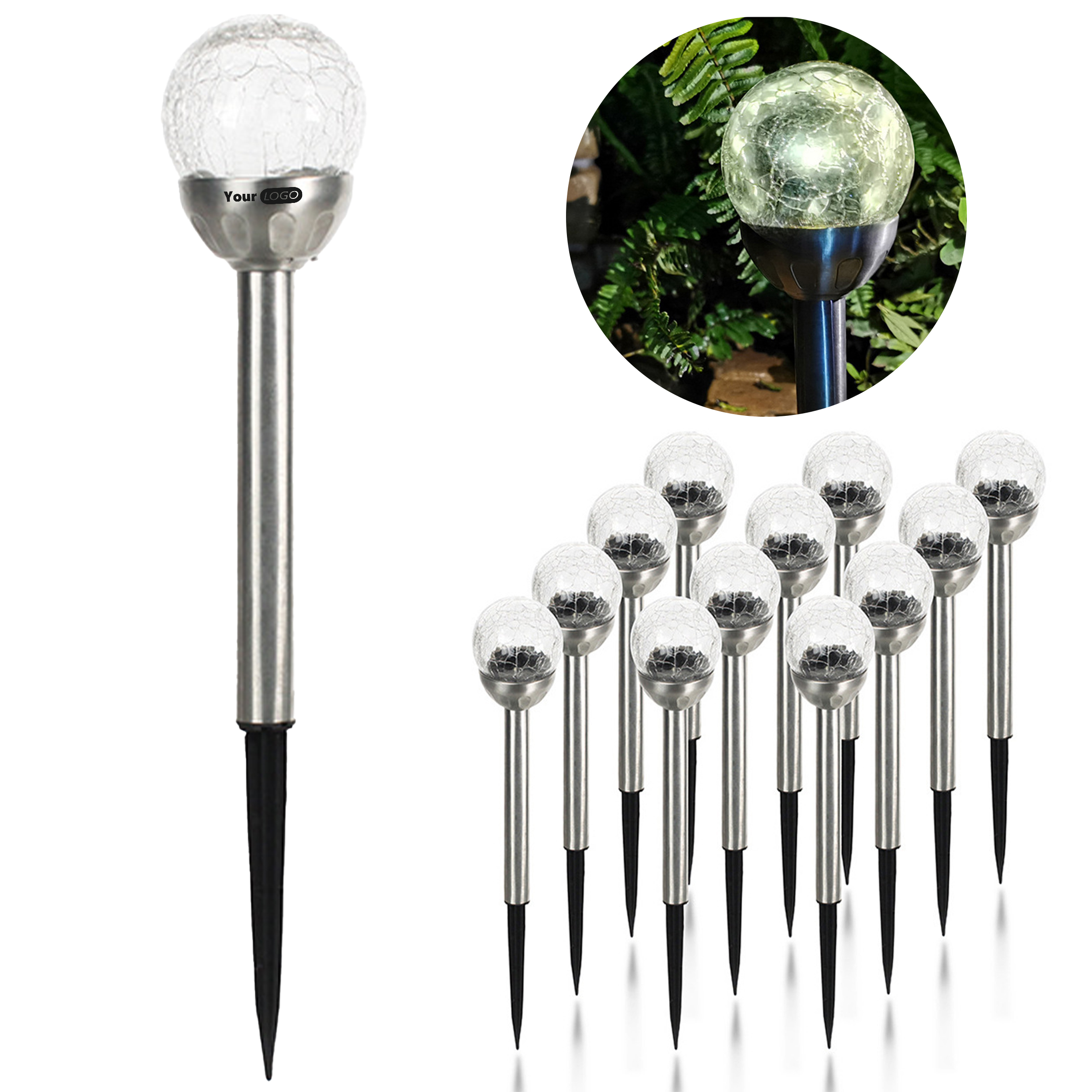 Stainless Steel Circular Head Lawn Light 5