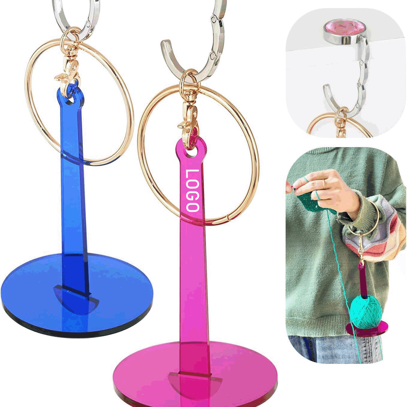 Portable Wrist Yarn Holder/Travel Yarn Holder 1