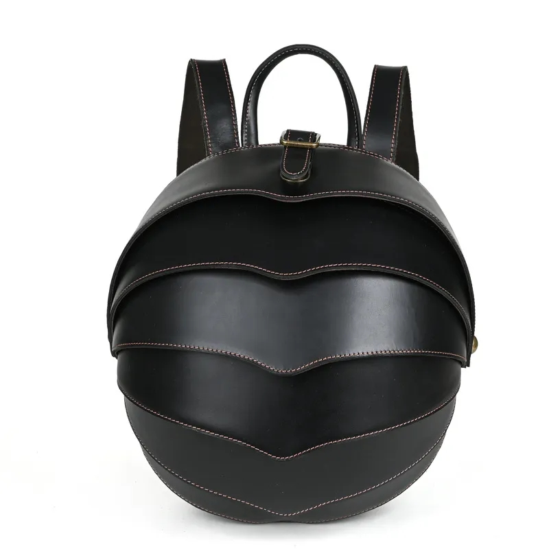 Vintage Genuine Leather Men'S Backpack 2