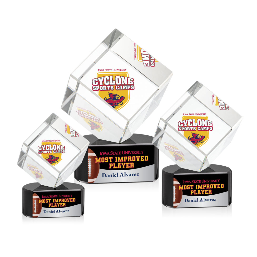 Burrill VividPrint™ Award on Paragon Base - Black