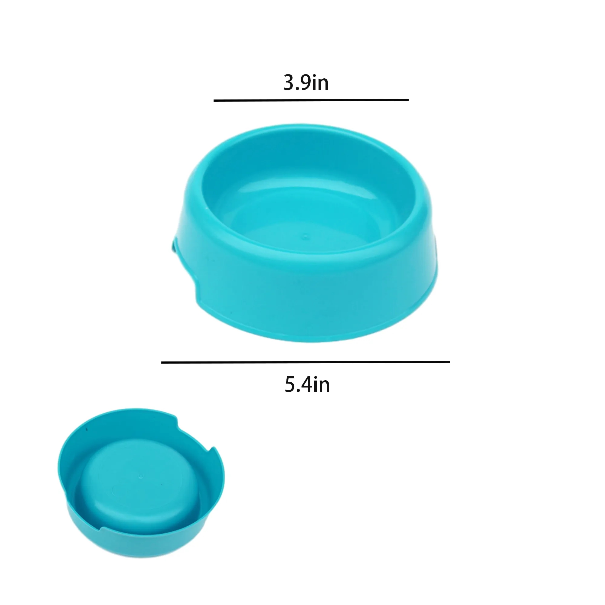 3.9in Pet Plastic Bowl Drinking/Feeding Basins 5
