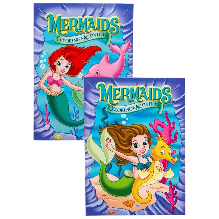 Mermaids Coloring and Activity Books Two Assorted - 80 Pages 2