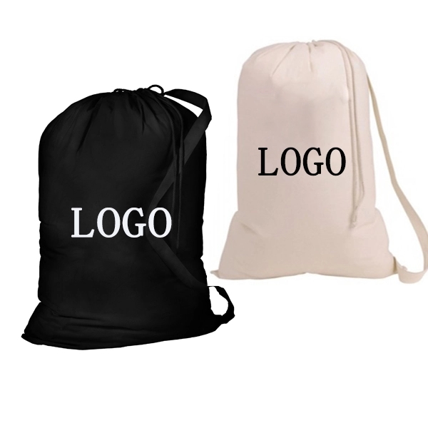 8 oz- Cotton Drawstring Laundry Bag 5