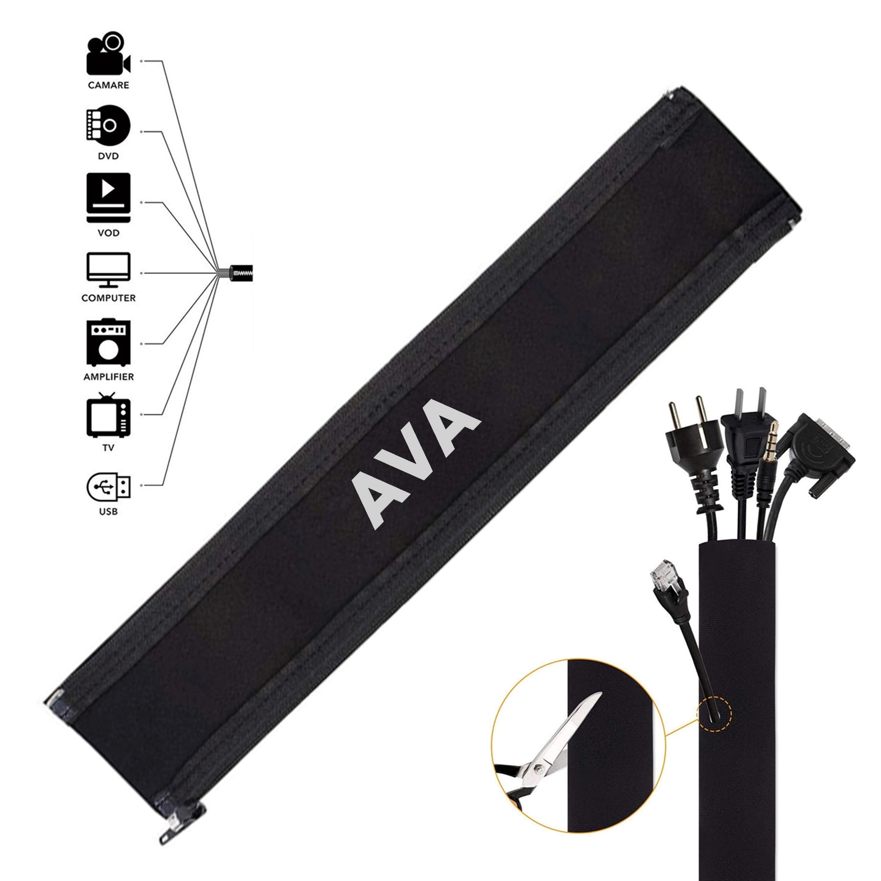 Neoprene Cable Management Sleeve 3