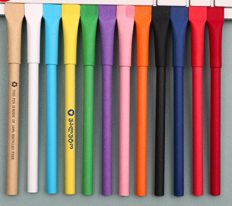 Recyclable Kraft Paper Ball Pen 5
