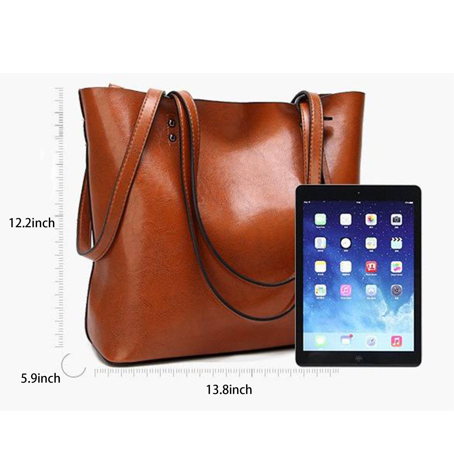 Leather Tote Bag for Women 6