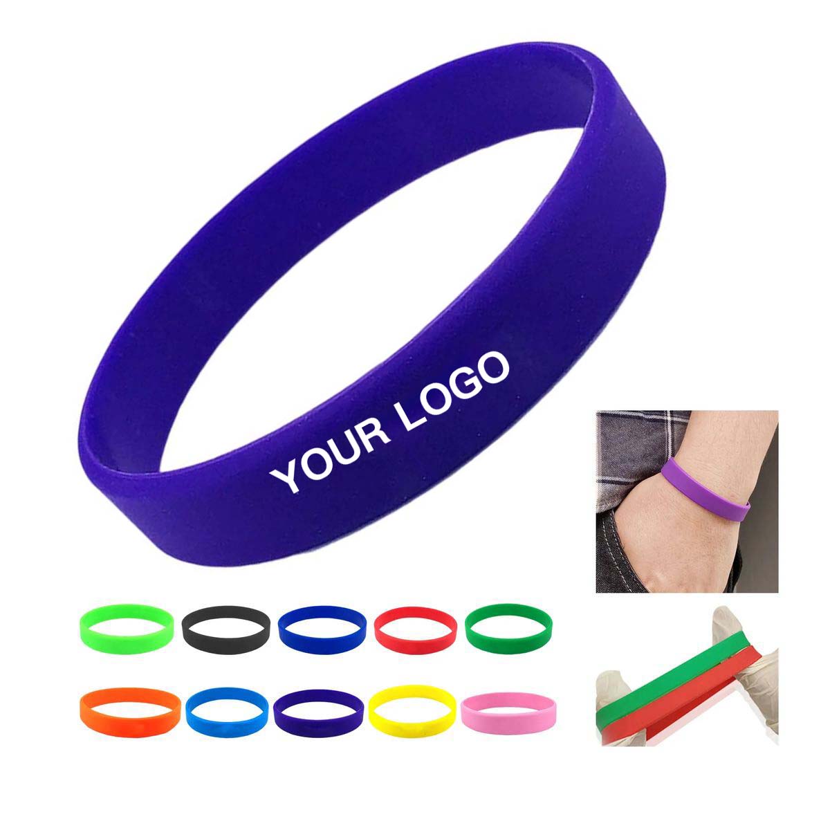 Colorful Silicone Wristbands for Events and Teams 14