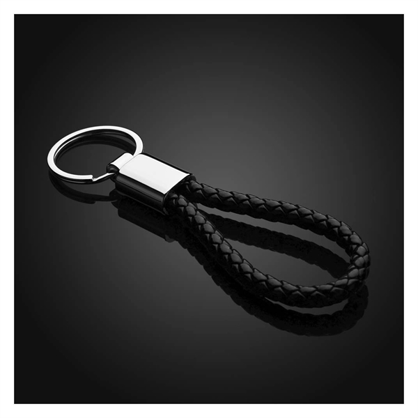 Braided Leatherette Key Chain 3