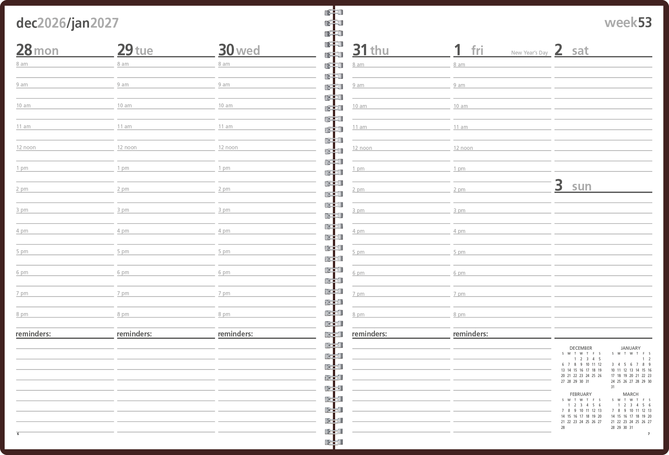 Triumph® Calendars Monthly & Weekly Planner 37