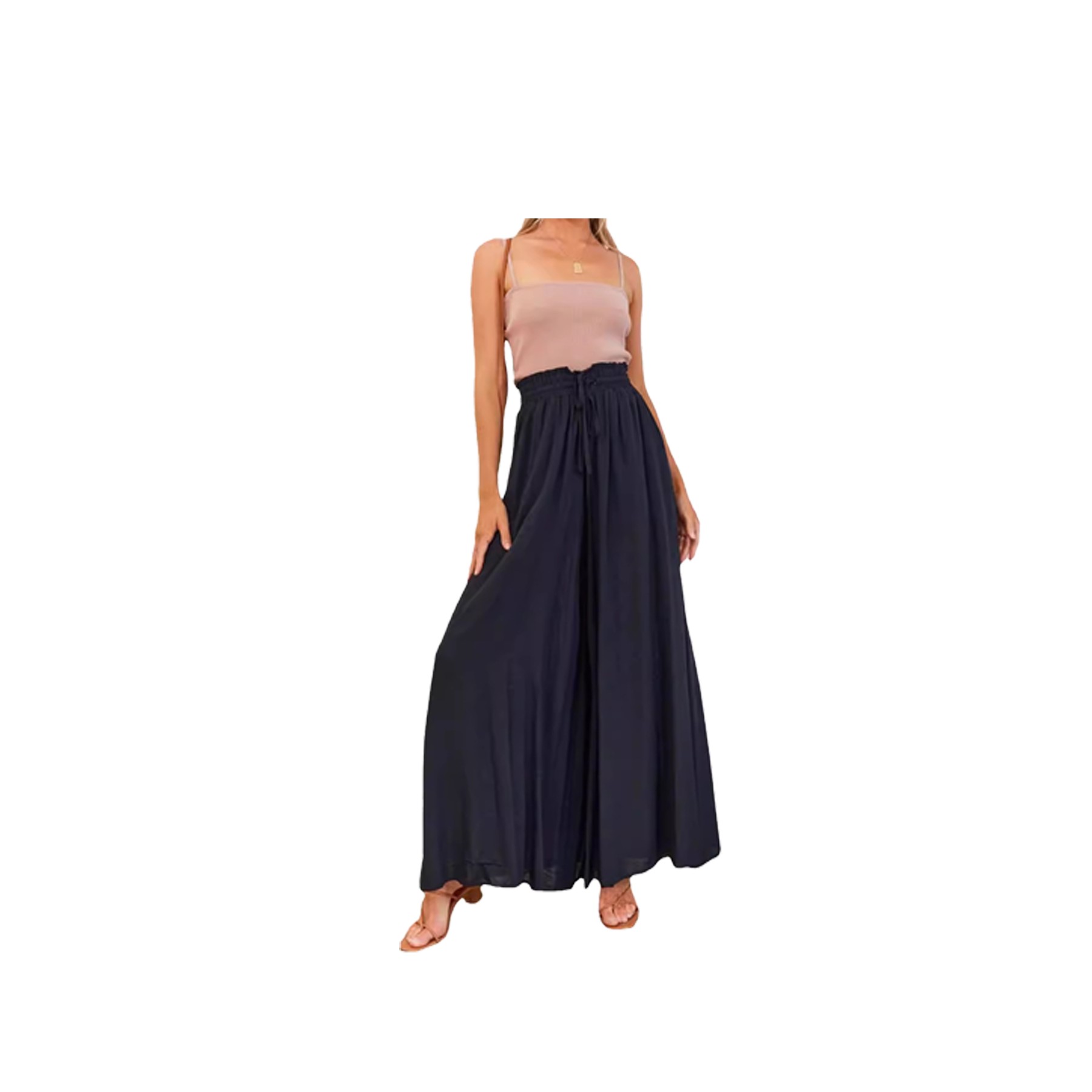 Smocked Coverup Pant 6