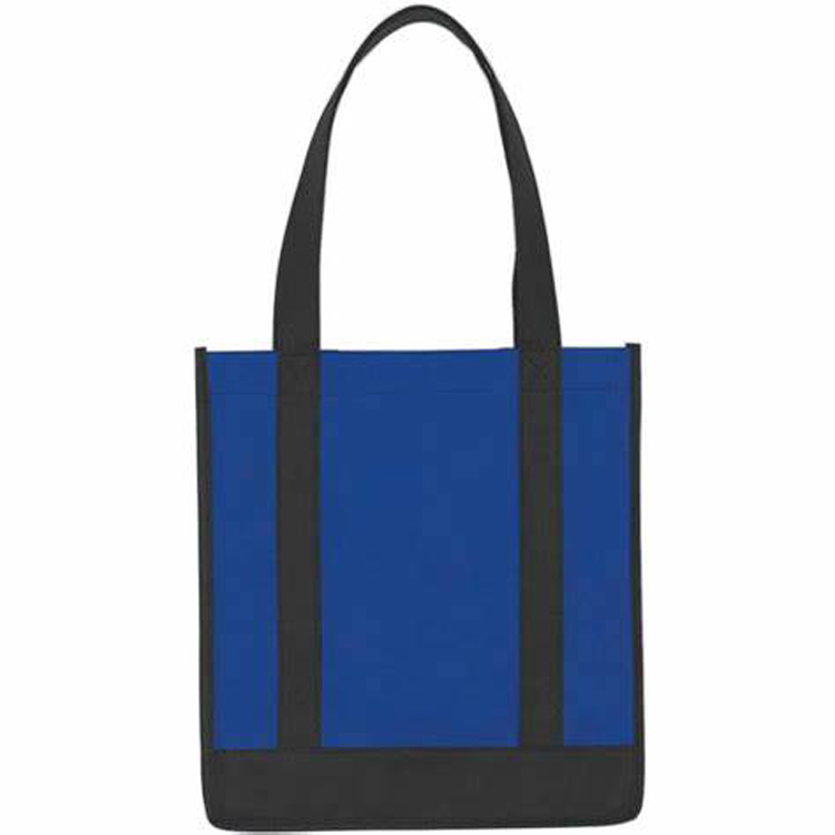 Non-Woven Two-Tone Shopper Tote Bag 1