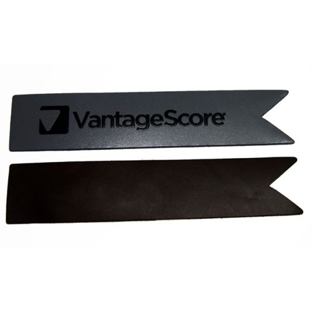 RIBBON EDGED LEATHER BOOK MARK 1