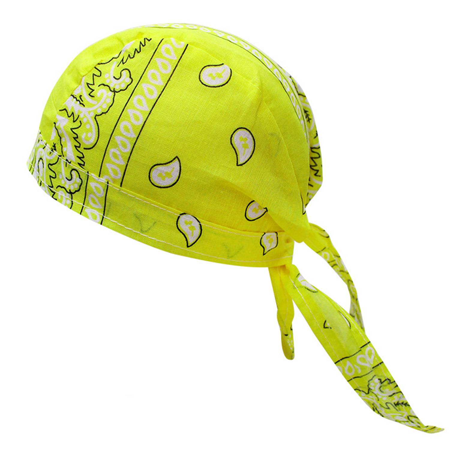 Outdoor Cycling Pirate Hat - Cotton Paisley Bandana 9