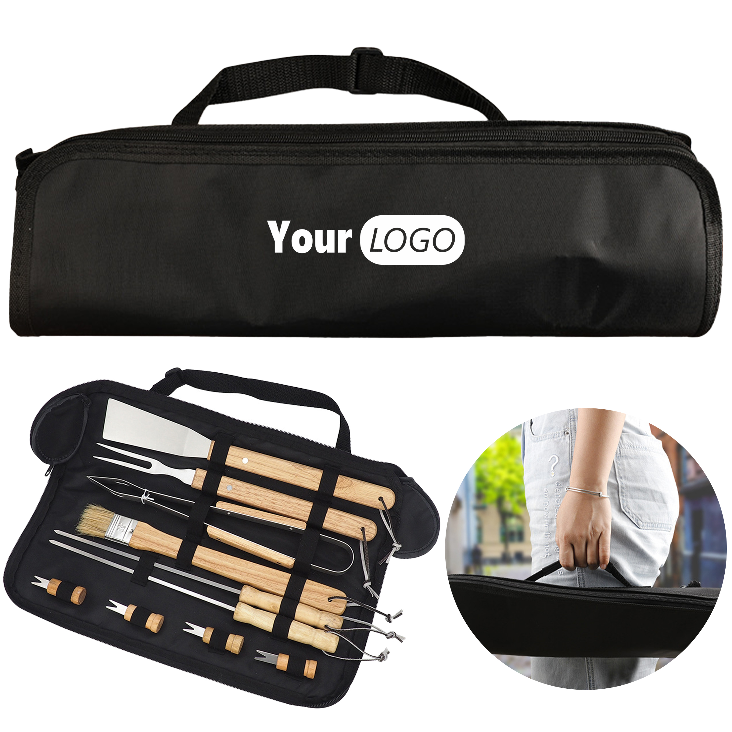 Stainless Steel Outdoor Portable Barbecue Tools 3