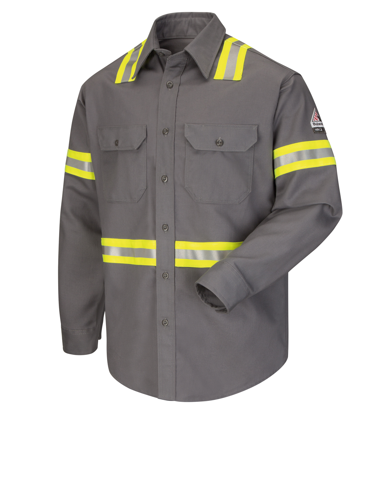 Bulwark - Uniform Shirt - Men's Enhanced Vis Uniform Shirt - Grey 3