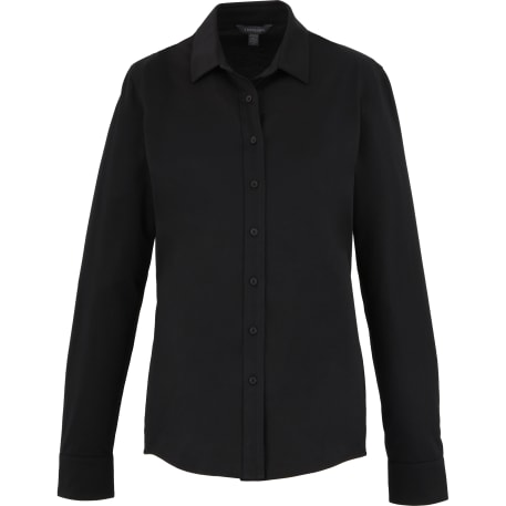 TATRA Eco Long Sleeve Knit Button Up Shirt-Women's 35