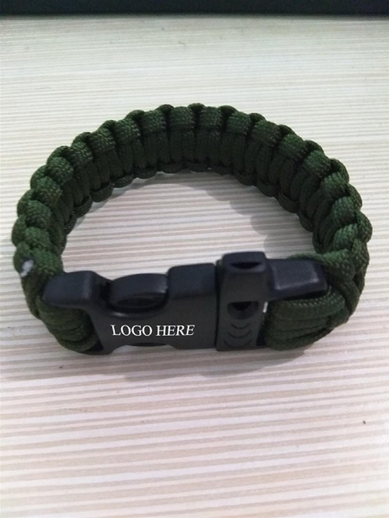 Paracord Survival Bracelet With Plastic Buckle 2