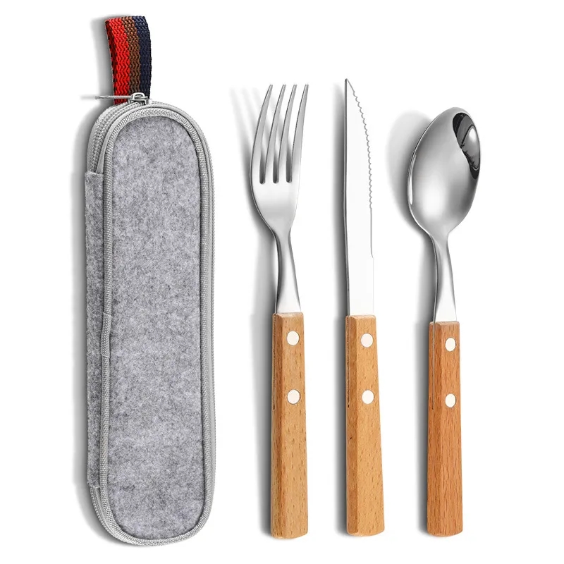 Stainless Steel Travel Utensils With Case 5