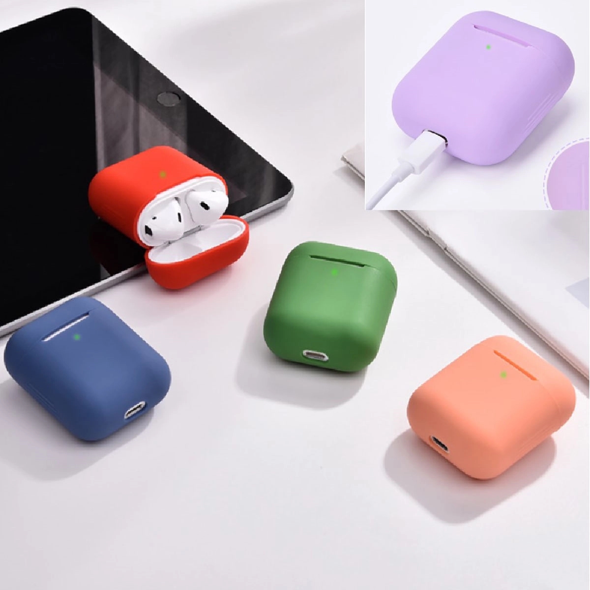 Silicone Wireless Headset Protective Holder 5
