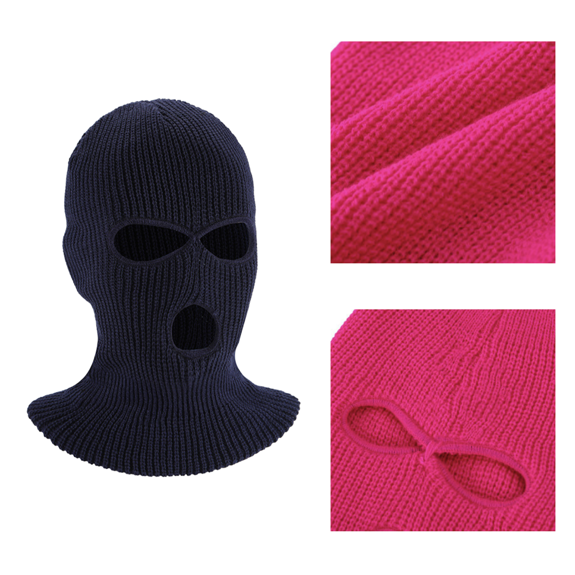 MOQ 10 PCS Handmade Knitted Face Mask 2