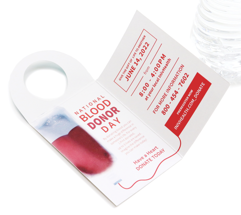 Bottle Hanger-Brochure Style 4