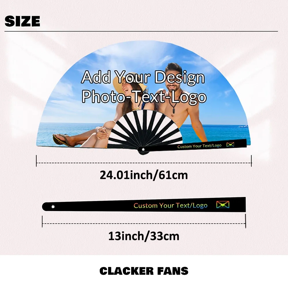 Personalized Boot On The Ground Folding Fan For Line Dancing 6